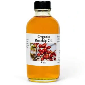 4 oz organic rosehip oil bottle