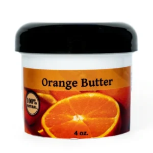 4 oz jar of orange butter with lid